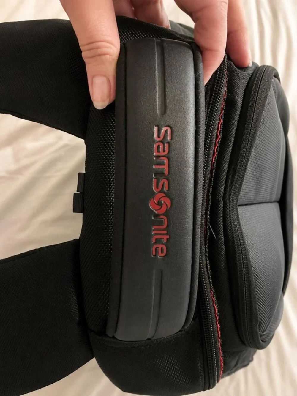 Samsonite Tectonic Black & Red Laptop Backpack 17”